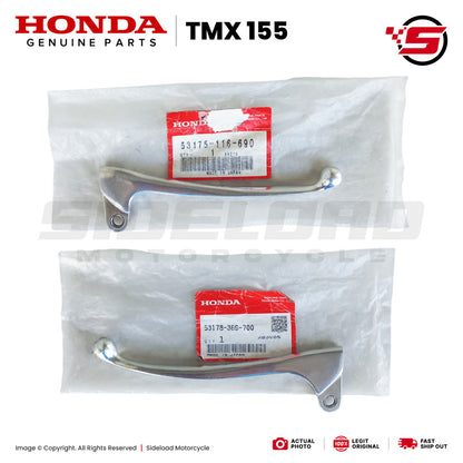 Lever, Clutch & Brake - Set - TMX 155 - Honda Genuine (53175-116-690 / 53178-369-700)