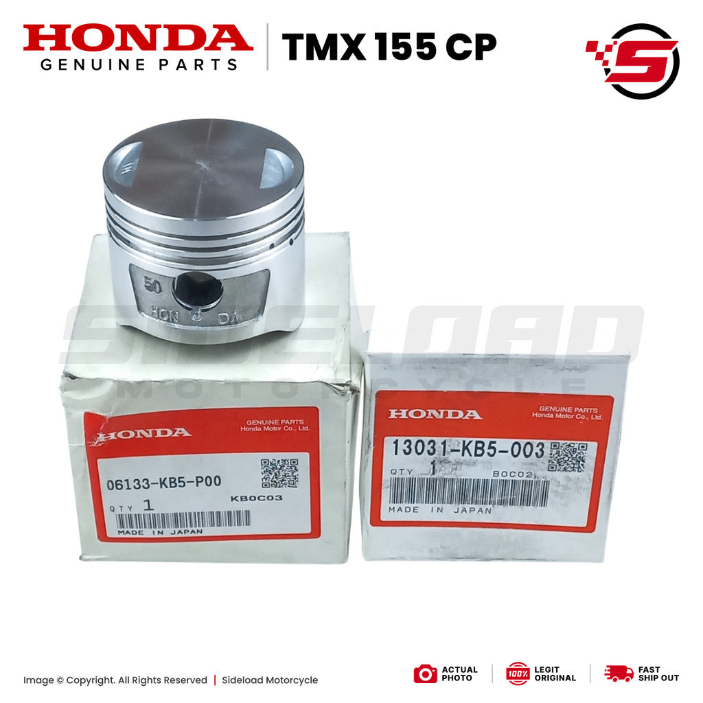 Piston Kit (0.50) - TMX 155 CP - Honda Genuine (06133-KB5-P00)