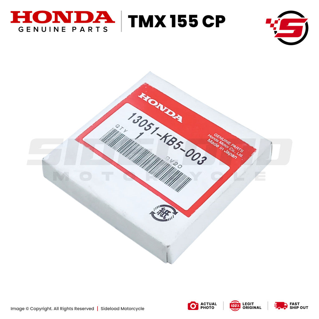 Ring Set, Piston (1.00) - TMX 155 CP - Honda Genuine (13051-KB5-003)