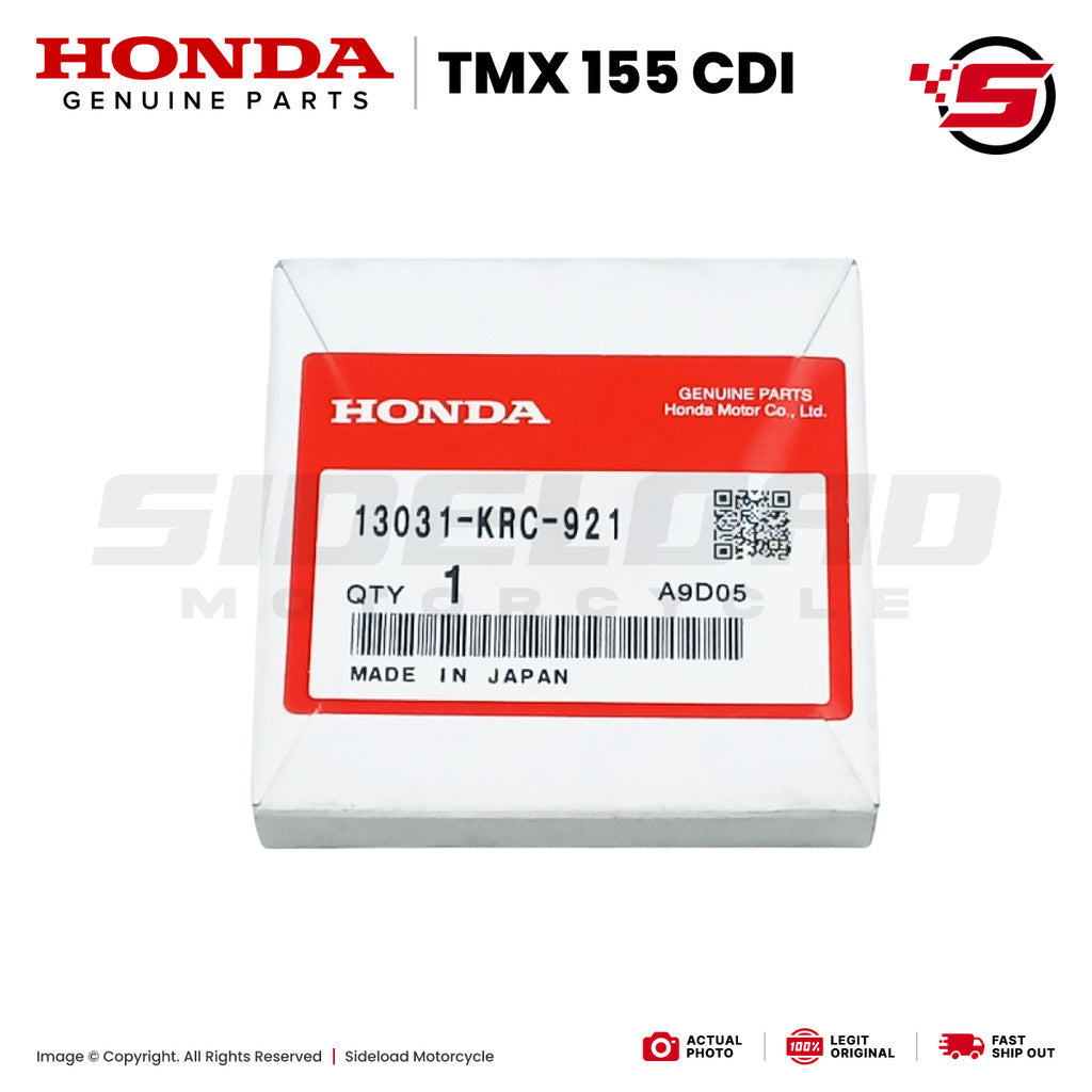 Ring Set, Piston (0.50) - TMX 155 - Honda Genuine (13031-KRC-921)