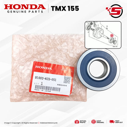 Bearing, 28x72x18, Sealed, Crankshaft (Segunyal) - TMX 155 - Honda Genuine (91002-KCS-651)