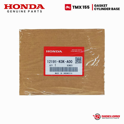 Gasket, Cylinder Base - TMX 155 - Honda Genuine (12191-K0K-A00)