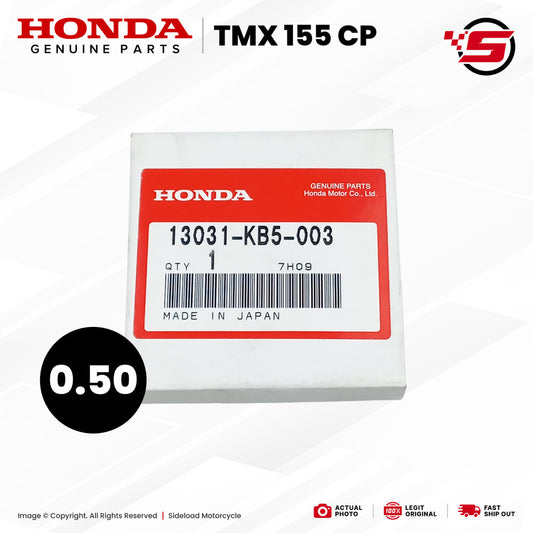 Ring Set, Piston (0.50) - TMX 155 CP - Honda Genuine (13031-KB5-003)