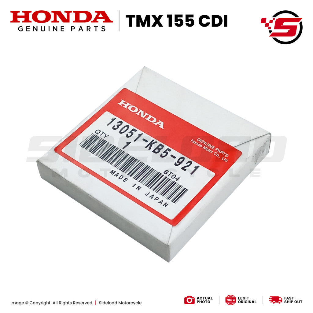 Ring Set, Piston (1.00) - TMX 155 - Honda Genuine (13051-KB5-921)