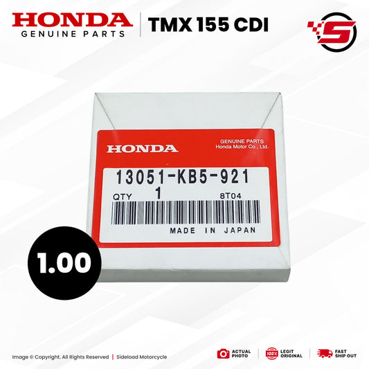 Ring Set, Piston (1.00) - TMX 155 - Honda Genuine (13051-KB5-921)