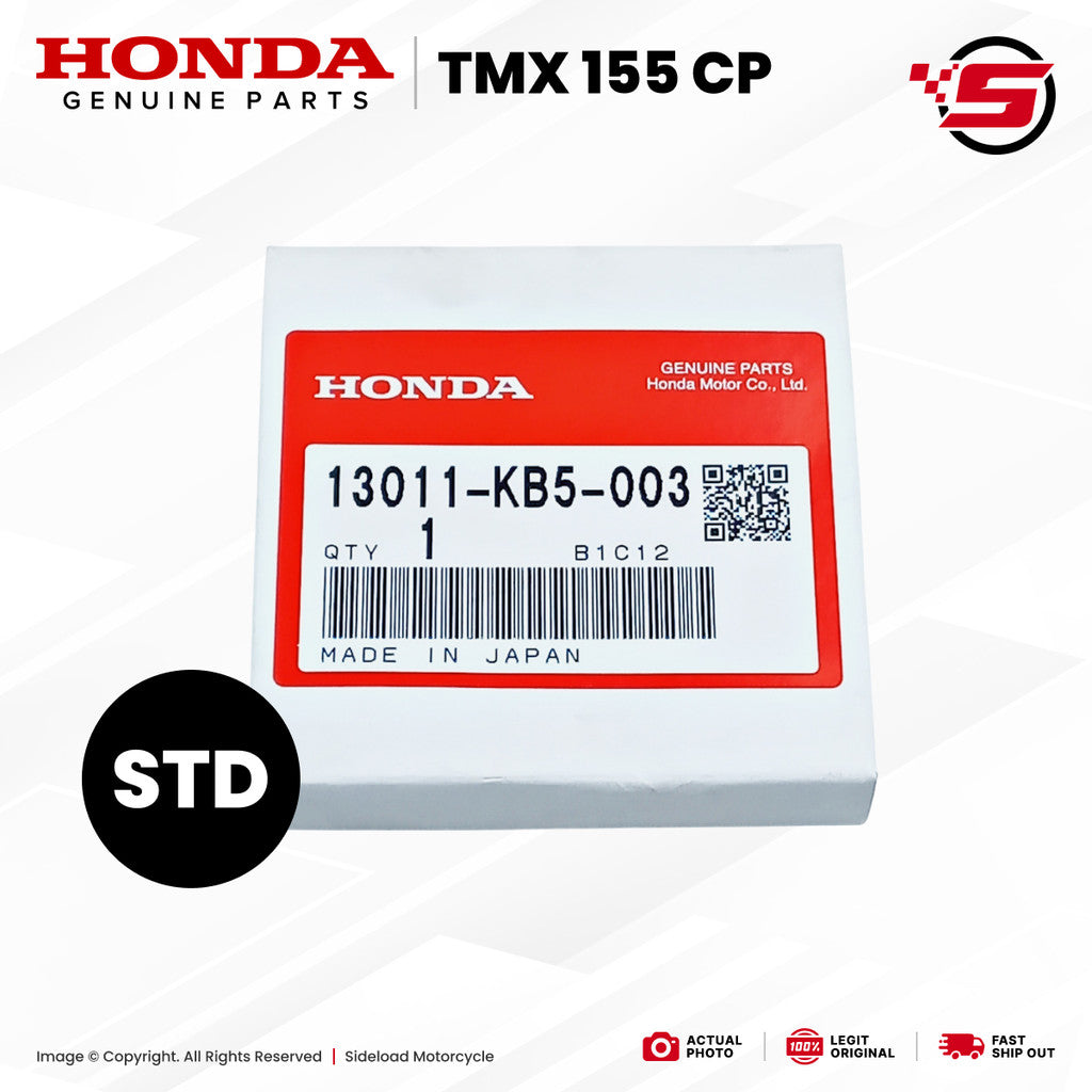 Ring Set, Piston (Std) - TMX 155 CP - Honda Genuine (13011-KB5-003)