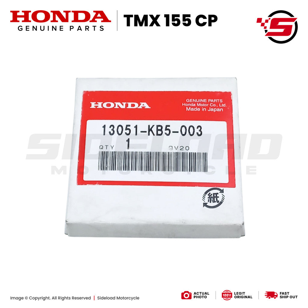 Ring Set, Piston (1.00) - TMX 155 CP - Honda Genuine (13051-KB5-003)