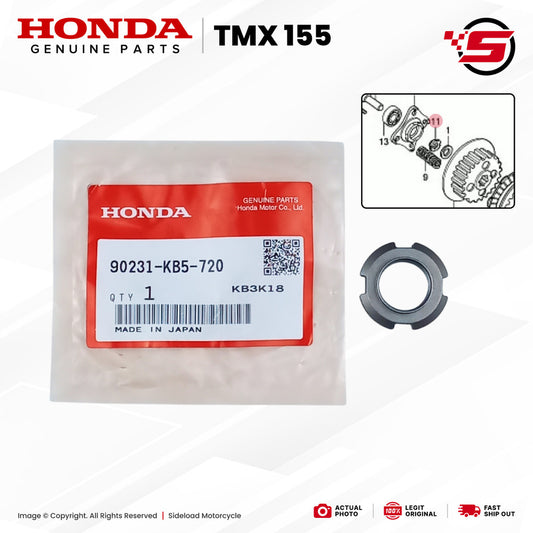 Nut, Lock, 16mm (Clutch Housing) - TMX 155, XR200 - Honda Genuine (90231-KB5-720)