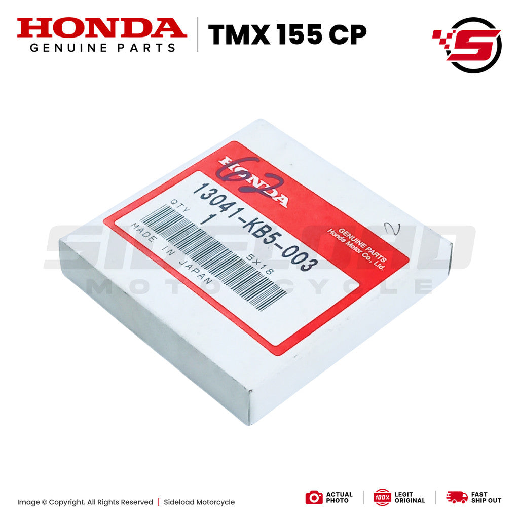 Ring Set, Piston (0.75) - TMX 155 CP - Honda Genuine (13041-KB5-003)