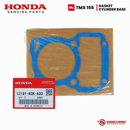 Gasket, Cylinder Base - TMX 155 - Honda Genuine (12191-K0K-A00)