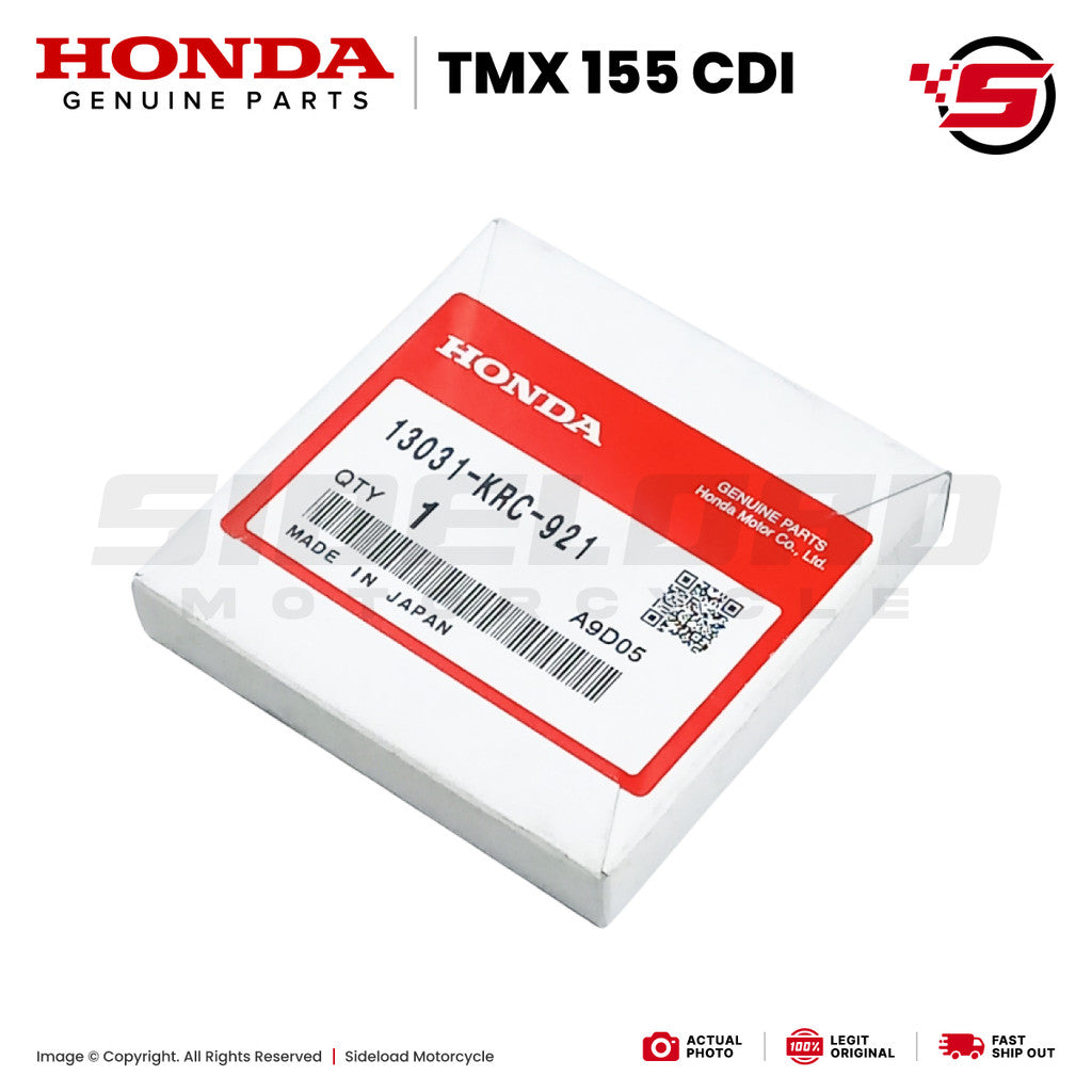 Ring Set, Piston (0.50) - TMX 155 - Honda Genuine (13031-KRC-921)