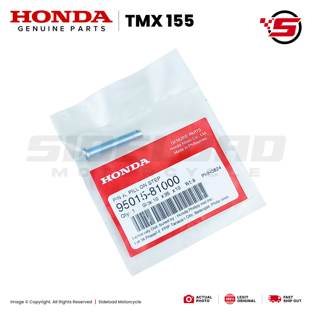 Pin A, Pillion Step - TMX / Beat / Click / Etc. - Honda Genuine (95015-81000)