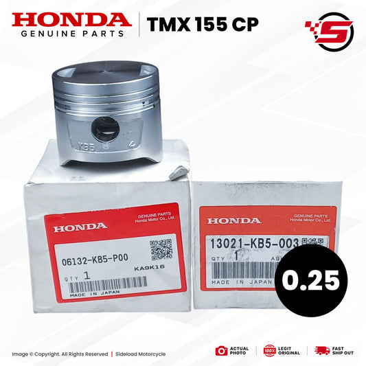 Piston Kit (0.25) - TMX 155 CP - Honda Genuine (06132-KB5-P00)