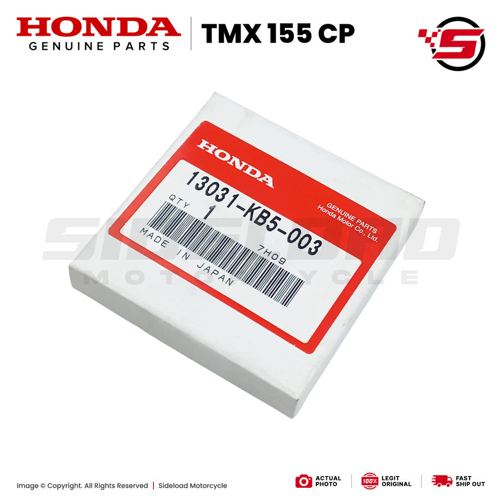 Ring Set, Piston (0.50) - TMX 155 CP - Honda Genuine (13031-KB5-003)