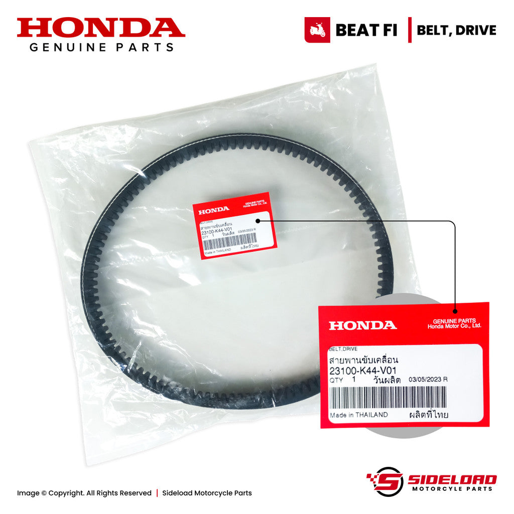 Belt, Drive - Beat Fi / Zoomer X - Honda Genuine (23100-K44-V01)