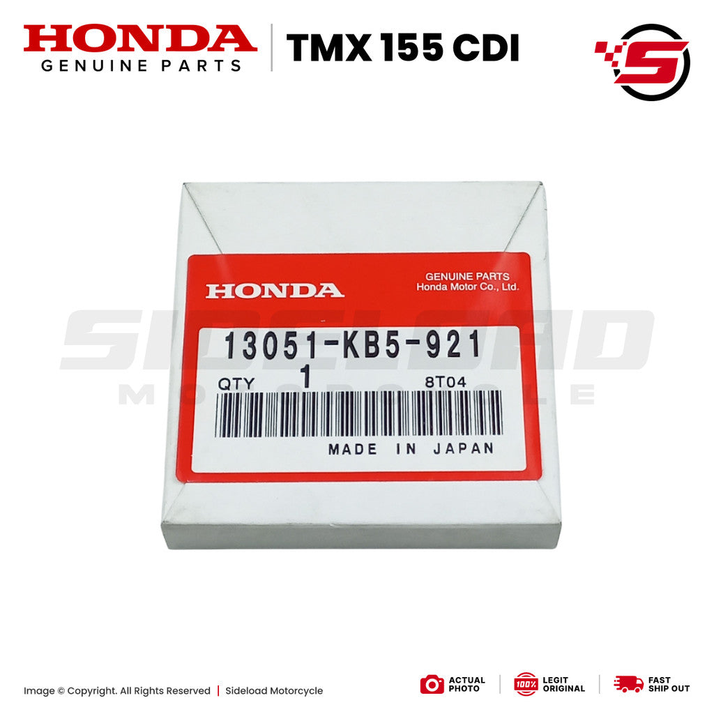 Ring Set, Piston (1.00) - TMX 155 - Honda Genuine (13051-KB5-921)