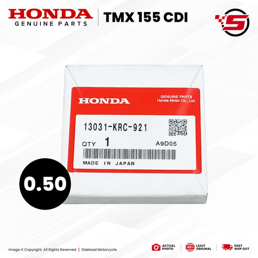 Ring Set, Piston (0.50) - TMX 155 - Honda Genuine (13031-KRC-921)