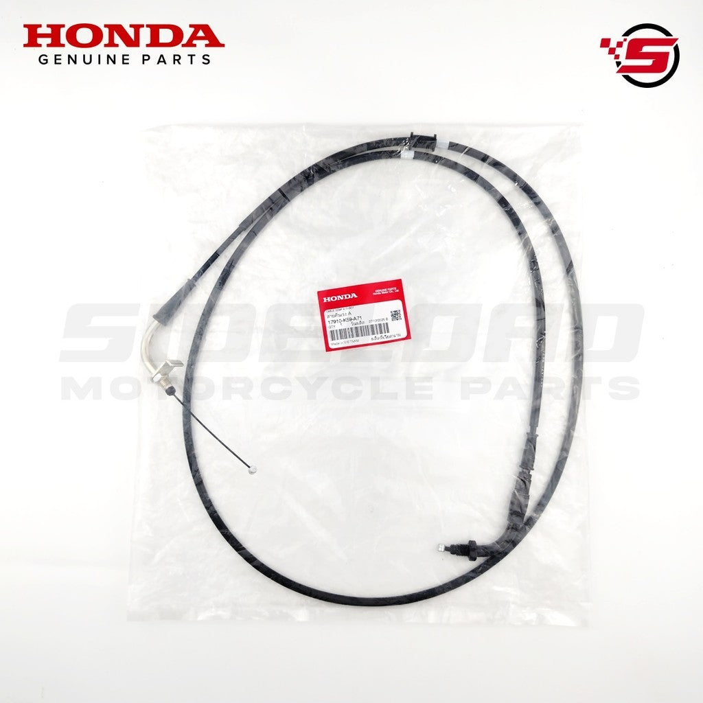 Cable Comp. A, Throttle (Yamato) - Click 125i 150i - Honda Genuine (17910-K59-A71)