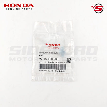 Clip, Bumper Seal - Click 125i - Honda Genuine (90116-SP0-003)