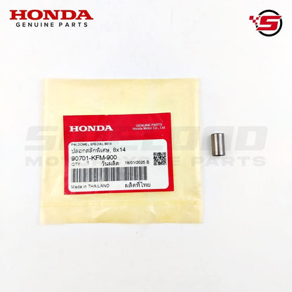 Dowel Pin, 8x14 (Crankcase Cover) - TMX, Click, PCX, ADV, etc. - Honda Genuine (90701-KFM-900)