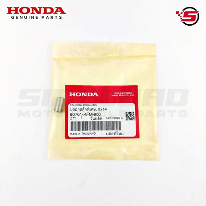 Dowel Pin, 8x14 (Crankcase Cover) - TMX, Click, PCX, ADV, etc. - Honda Genuine (90701-KFM-900)