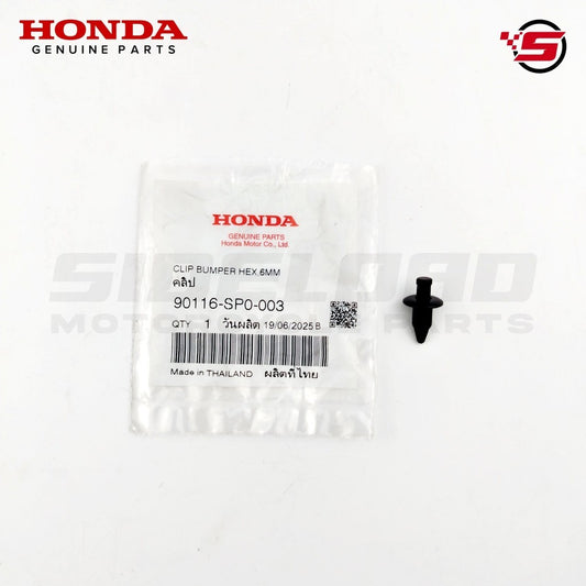 Clip, Bumper Seal - Click 125i - Honda Genuine (90116-SP0-003)