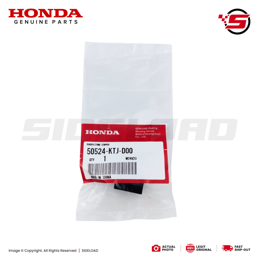 Rubber, Stand Stopper - TMX 125 Alpha - Honda Genuine (50524-KTJ-D00)