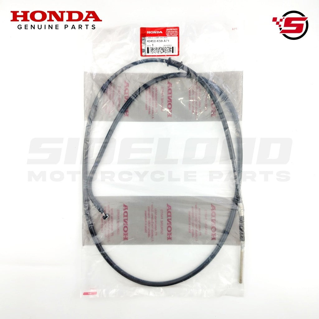Cable Comp., Rear Brake - Click 150i - Honda Genuine (43450-K59-A71)