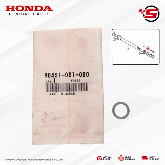Washer, Thrust, 14mm (Gearshift Spindle) - TMX 155 125, XR200 - Honda Genuine (90451-001-000)