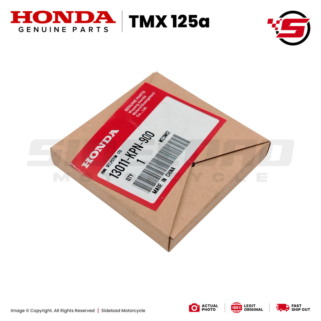 Ring Set, Piston (Std.) - TMX 125 Alpha - Honda Genuine (13011-KPN-900)