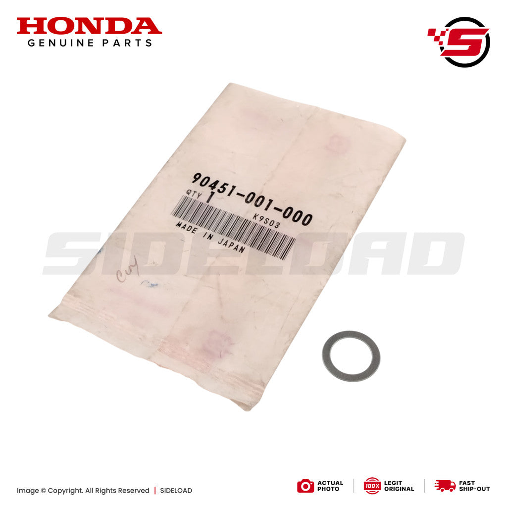 Washer, Thrust, 14mm (Gearshift Spindle) - TMX 155 125, XR200 - Honda Genuine (90451-001-000)