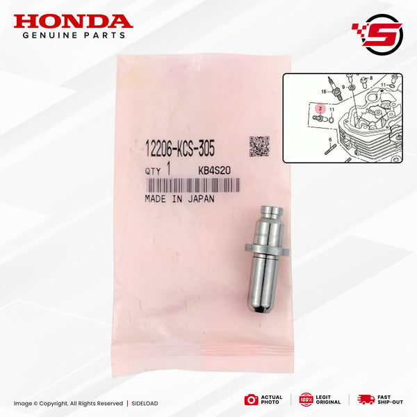 Guide, Exhaust Valve - TMX 155 - Honda Genuine (12206-KCS-305 ...