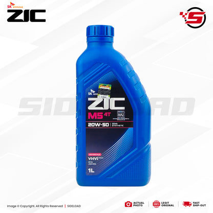 Engine Oil, M5 20W-50 (Semi Synthetic) - SK ZIC