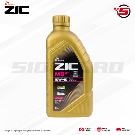 Engine Oil, M9 10W-40 (Fully Synthetic) - SK ZIC