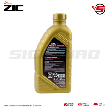 Engine Oil, M9 10W-40 (Fully Synthetic) - SK ZIC