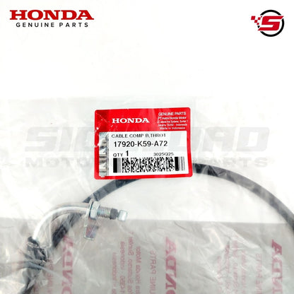 Cable Comp. B, Throttle (Hi-Lex) - Click 125i 150i - Honda Genuine (17920-K59-A72)