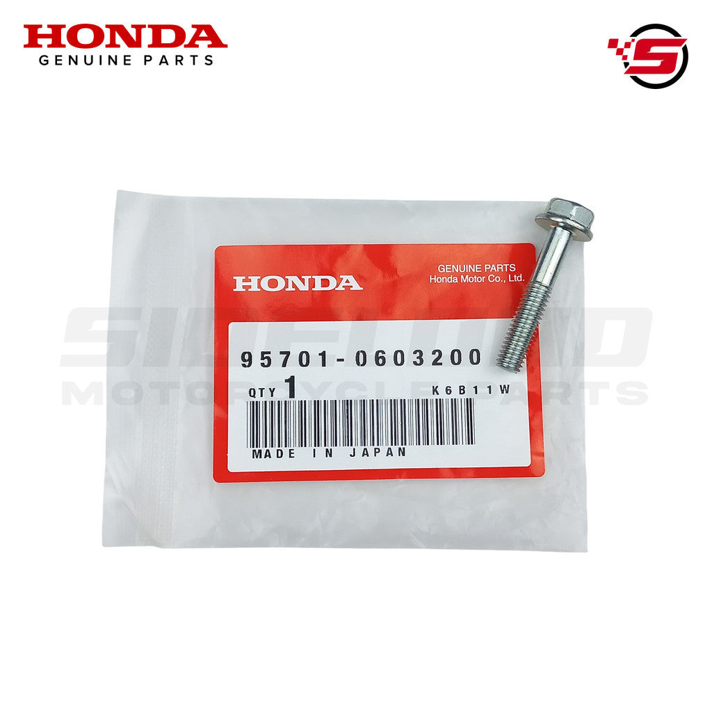 Bolt, Flange, 6x32 (Brake Arm - Alternative) - TMX 155, 125 Alpha - Honda Genuine (95701-06032-00)