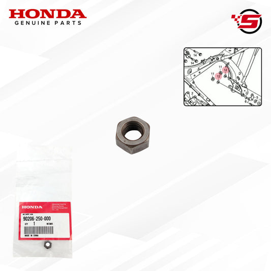 Nut, Tappet Adjusting - TMX 155 - Honda Genuine (90206-250-000)
