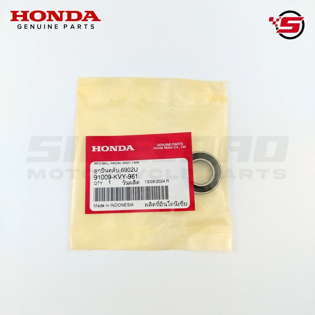 Bearing, Radial Ball, 690 (Torque Drive) - Click, Beat, PCX, ADV, Airblade, etc. - Honda Genuine