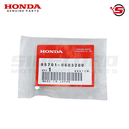 Bolt, Flange, 6x32 (Brake Arm - Alternative) - TMX 155, 125 Alpha - Honda Genuine (95701-06032-00)