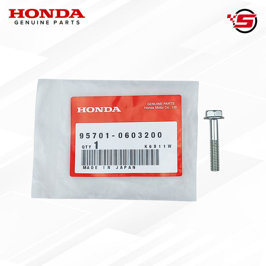 Bolt, Flange, 6x32 (Brake Arm - Alternative) - TMX 155, 125 Alpha - Honda Genuine (95701-06032-00)